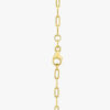 14K Yellow Gold Paperclip Necklace