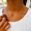 14K Yellow Gold Paperclip Necklace