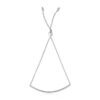 1.00mm bracelet in solid 14K white gold