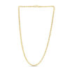 14K Yellow Gold Light Rope Chain, 3 mm