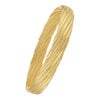 14K Yellow Gold Twist Bangle, 10 mm