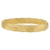 14K Yellow Gold Twist Bangle, 10 mm