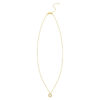 14K Yellow Gold Circle Lab-Grown Diamond Necklace