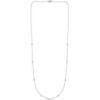 14K White Gold Lab-Grown Diamonds by the Yard Necklace