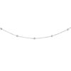 14K White Gold Lab-Grown Diamonds by the Yard Necklace
