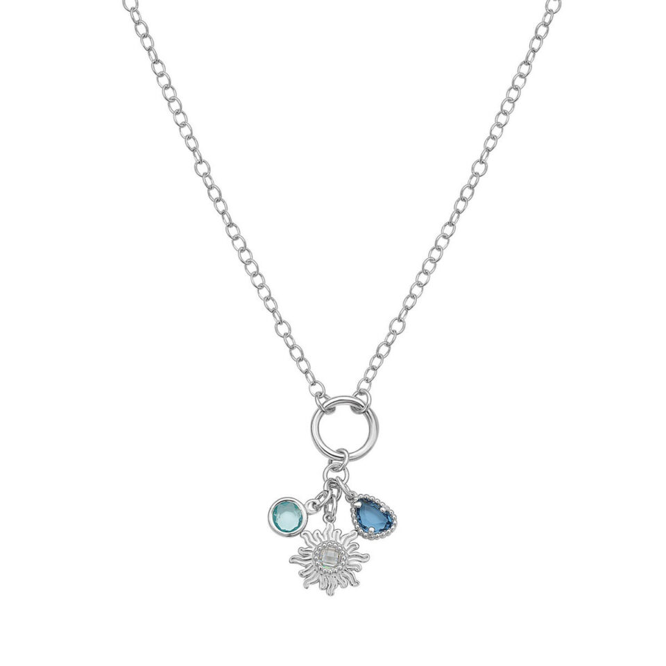 Sterling Silver, Rhodium Plated Charm 6.6g