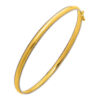 14K Yellow Gold Bangle 4.10mm