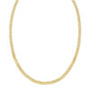 Cuban necklace in solid 14K yellow gold