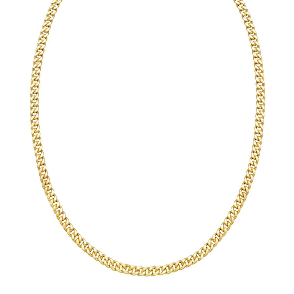 14K Yellow Gold Cuban Necklace