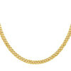 Cuban necklace in solid 14K yellow gold, view 4