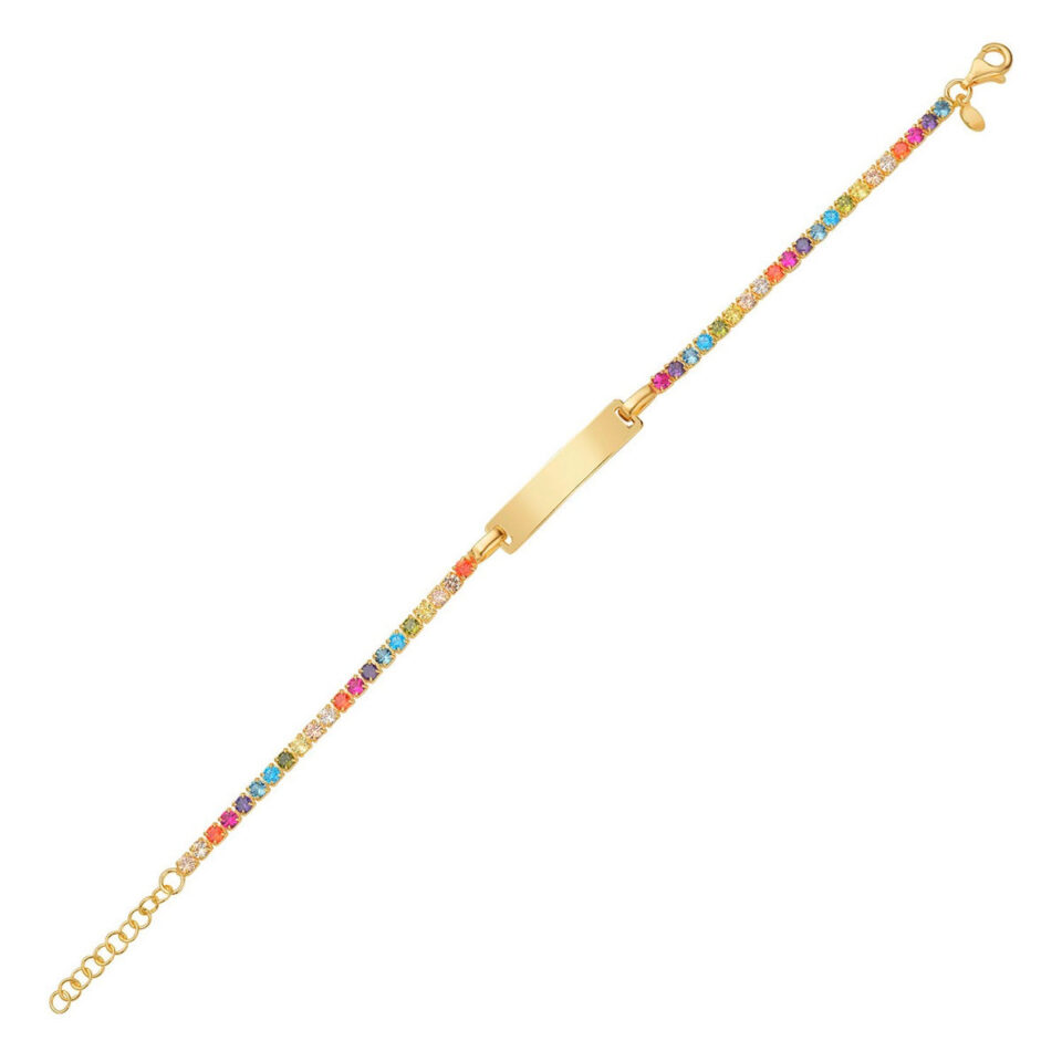 Sterling Silver, Gold Plated Bracelet 2.70mm