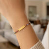 Sterling Silver, Gold Plated Bracelet 2.70mm