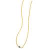 14K Yellow Gold Topaz Chain