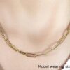 14K Yellow Gold Paperclip Chain 4.20mm