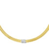 14K Yellow Gold Lab-Grown Diamond Necklace