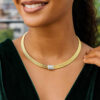 14K Yellow Gold Lab-Grown Diamond Necklace