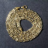 Fancy byzantine necklace in solid 14K yellow gold, view 6