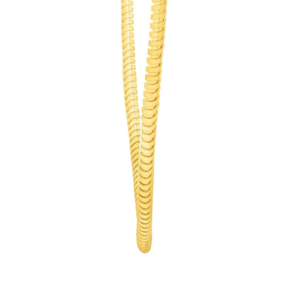 Sterling silver, gold plated necklace, view 3