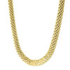 9.60mm necklace in solid 14K yellow gold