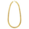 9.60mm necklace in solid 14K yellow gold, view 2