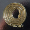 2.60mm cuban chain in solid 14K yellow gold, view 5