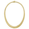 Necklace in solid 14K yellow gold, view 2
