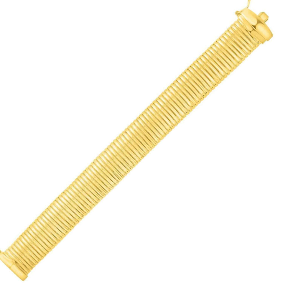 Sterling Silver, Gold Plated Bracelet 16.00mm