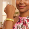 Sterling silver, gold plated bracelet 16.00mm, view 4