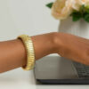 Sterling silver, gold plated bracelet 16.00mm, view 6