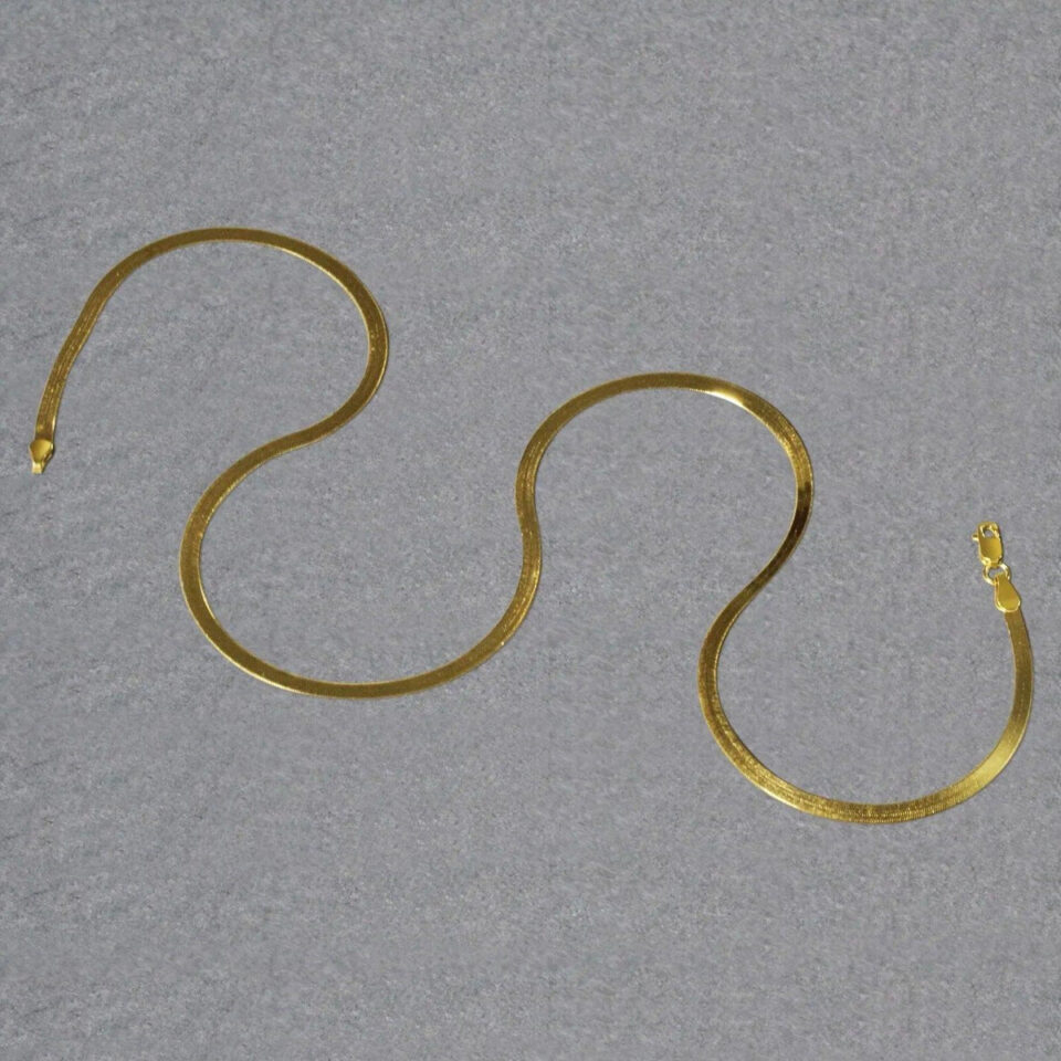 10K Yellow Gold Herringbone Chain 2.80mm