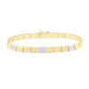 14K Two-Tone Gold Bracelet Nail