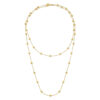14K Yellow Gold Station Necklace