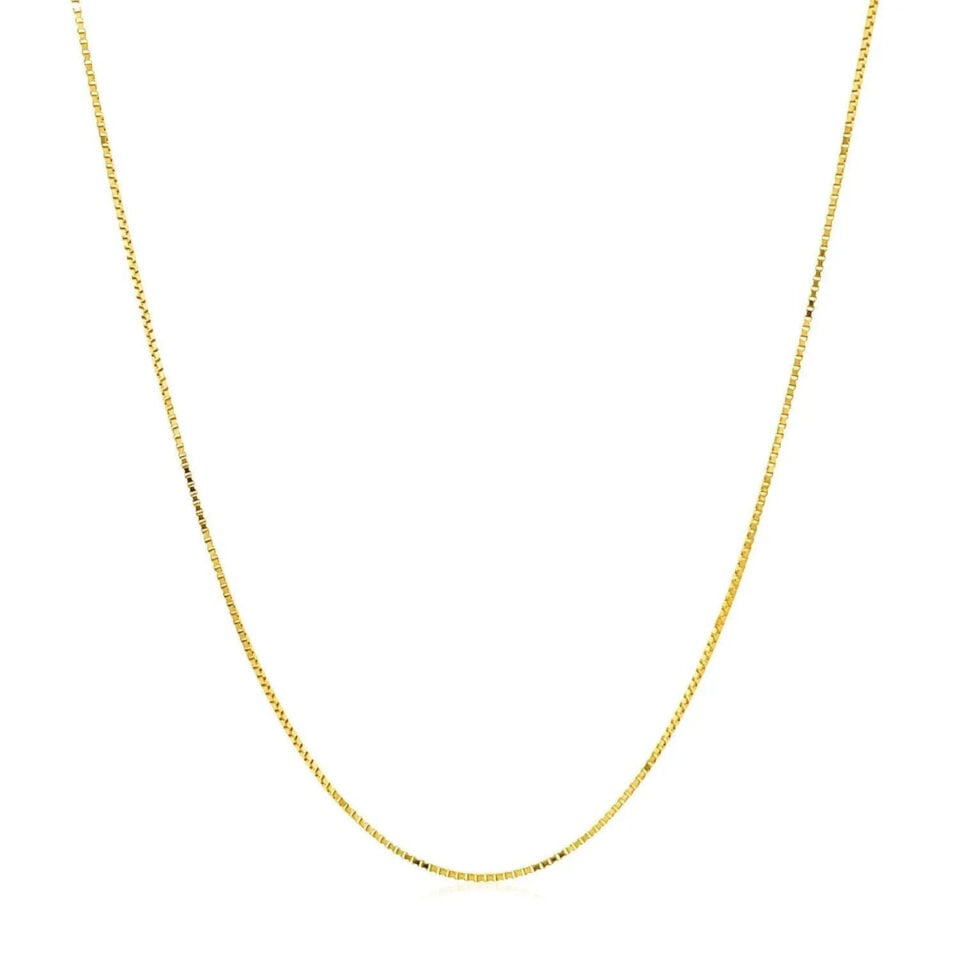 14K Yellow Gold Chain 0.51mm