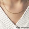 18K Yellow Gold Cable Round Chain 1.50mm