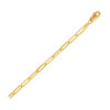 14K Yellow Gold Paperclip Anklet 3.2mm
