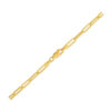14K Yellow Gold Paperclip Anklet 3.2mm