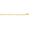 14K Yellow Gold Paperclip Anklet 3.2mm