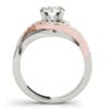 14K White And Rose Gold Lab-Grown Diamond 1 1/4cttw