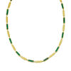 14K Yellow Gold Malachite Necklace