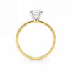 1.50 ct radiant lab-grown diamond ring in solid 14K yellow gold, view 5