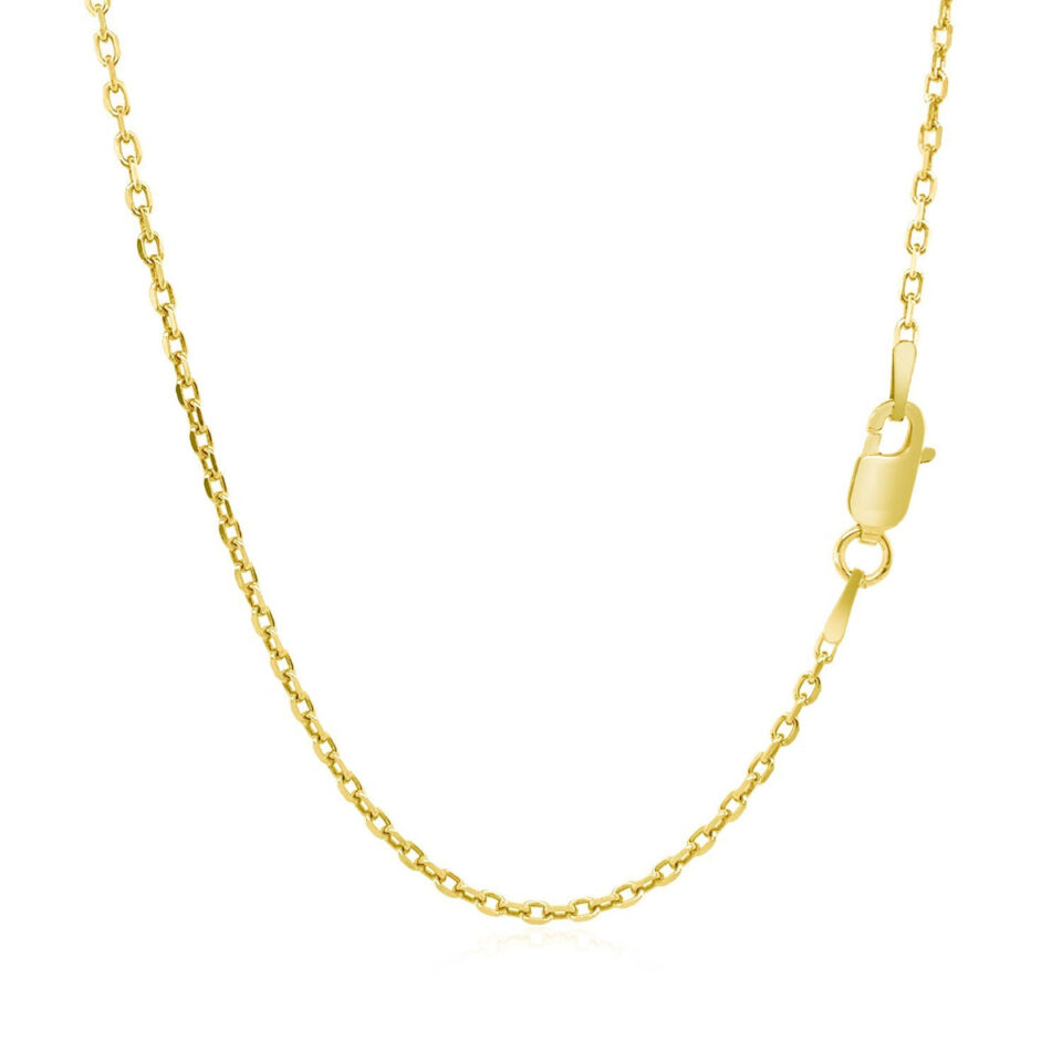 Sterling Silver Yellow Gold Plated Diamond Cut