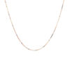 14K Rose Gold Box Chain, 0.45 mm