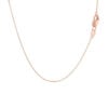 14K Rose Gold Box Chain, 0.45 mm