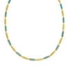 14K Yellow Gold Turquoise Necklace