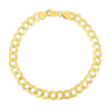 10K Yellow Gold Curb Bracelet 7.00mm
