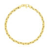 14K Yellow Gold Cable Bracelet 4.50mm