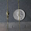 14K Yellow Gold Box Chain, 0.45 mm