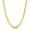 6.1mm cable chain in solid 14K yellow gold