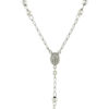 Sterling Silver Bead Necklace Rosary