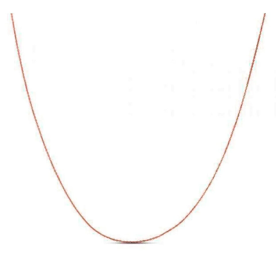 Rose Gold Cable Chain 0.87mm